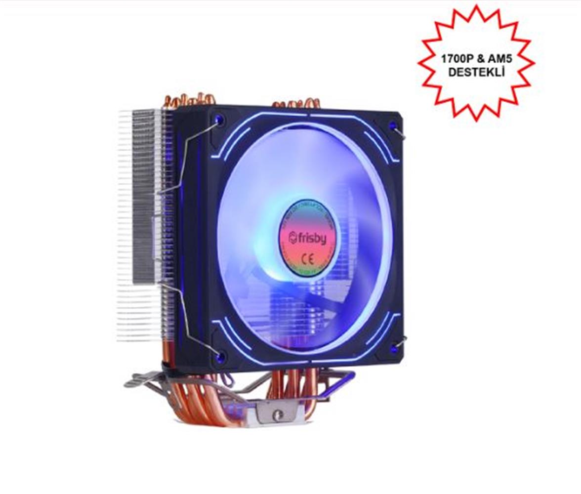 Frisby FCL-F1336C Intel 1366/115x/1200/1700-AMD AM2/AM2+/AM3/AM4/AM5 CPU FANI